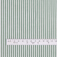 Candy Stripe Cotton Shirting - Dartmouth Green