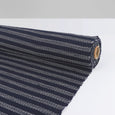 Weft Stripe Tweed - Navy / White - buy online at The Fabric Store
