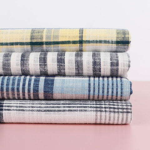 Linen gingham - The Fabric Store Online
