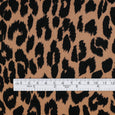 Leopard Viscose Georgette - Copper / Black