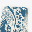 Tropical Birds Viscose / Rayon Crepe - Delph Blue
