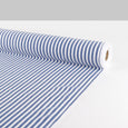 Summer Stripe Cotton / Rayon - Denim