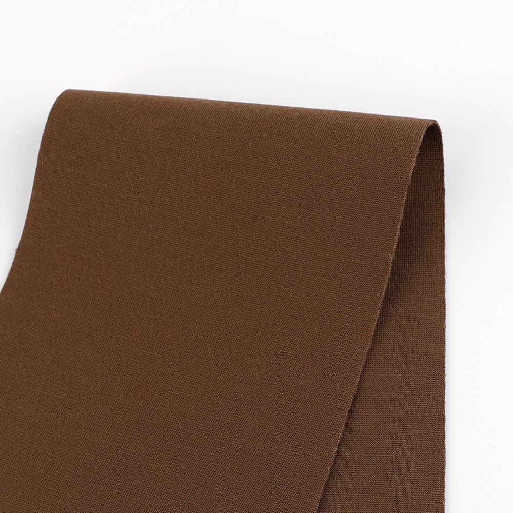 Viscose / Nylon Ponte Knit - Milk Chocolate