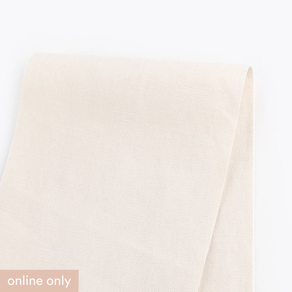 Midweight Slubby Cotton Canvas - Cream