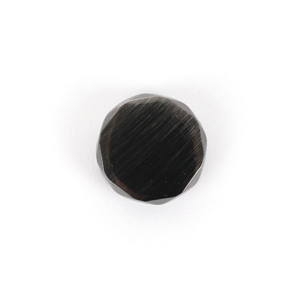 Faceted Metal Shank Button 23mm - Gunmetal