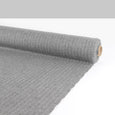 Brushed Pinstripe Wool Blend Suiting - Gravel Marle