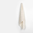 Sheer Check Silk - Warm Ivory