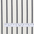 Hairline Pinstripe Cotton Twill - Ink