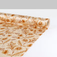 Harvest Blooms Silk Satin - Sepia