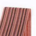 Herringbone Stripe Cotton / Triacetate - Russet Mix