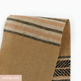 Herringbone Stripe Linen - Mouse