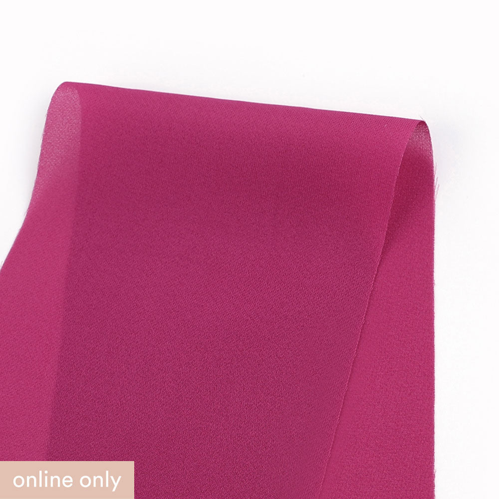 Sateen Finish Georgette - Magenta