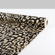 Jaguar Print Silk Twill - Black