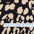 Jaguar Print Silk Twill - Black