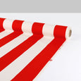 Jumbo Stripe Cotton Poplin - Red