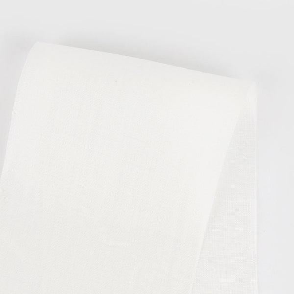 Narrow Linen Voile - White