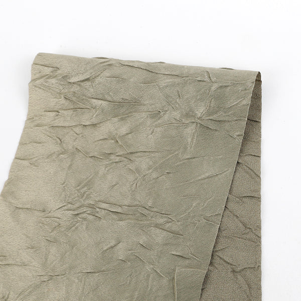 Crushed Poly Satin - Silver Sage