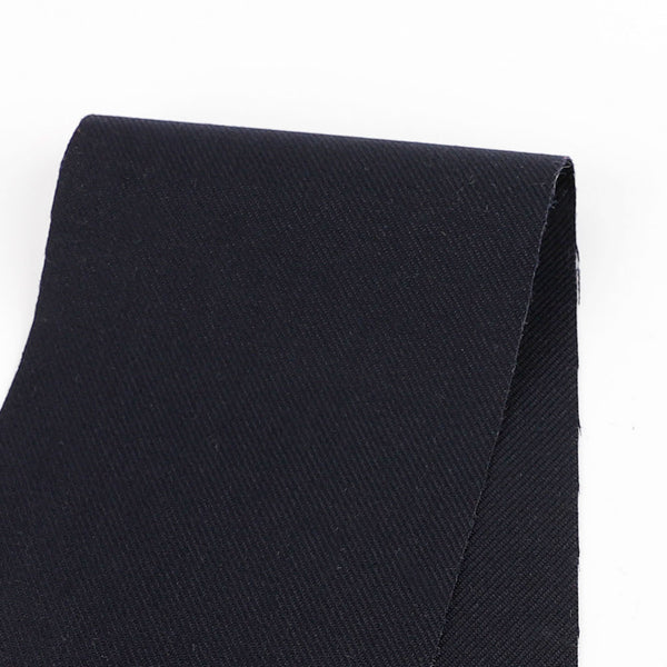 Wool / Poly Twill Suiting - Midnight
