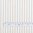 Music Stripe Slubby Cotton / Poly - Beige