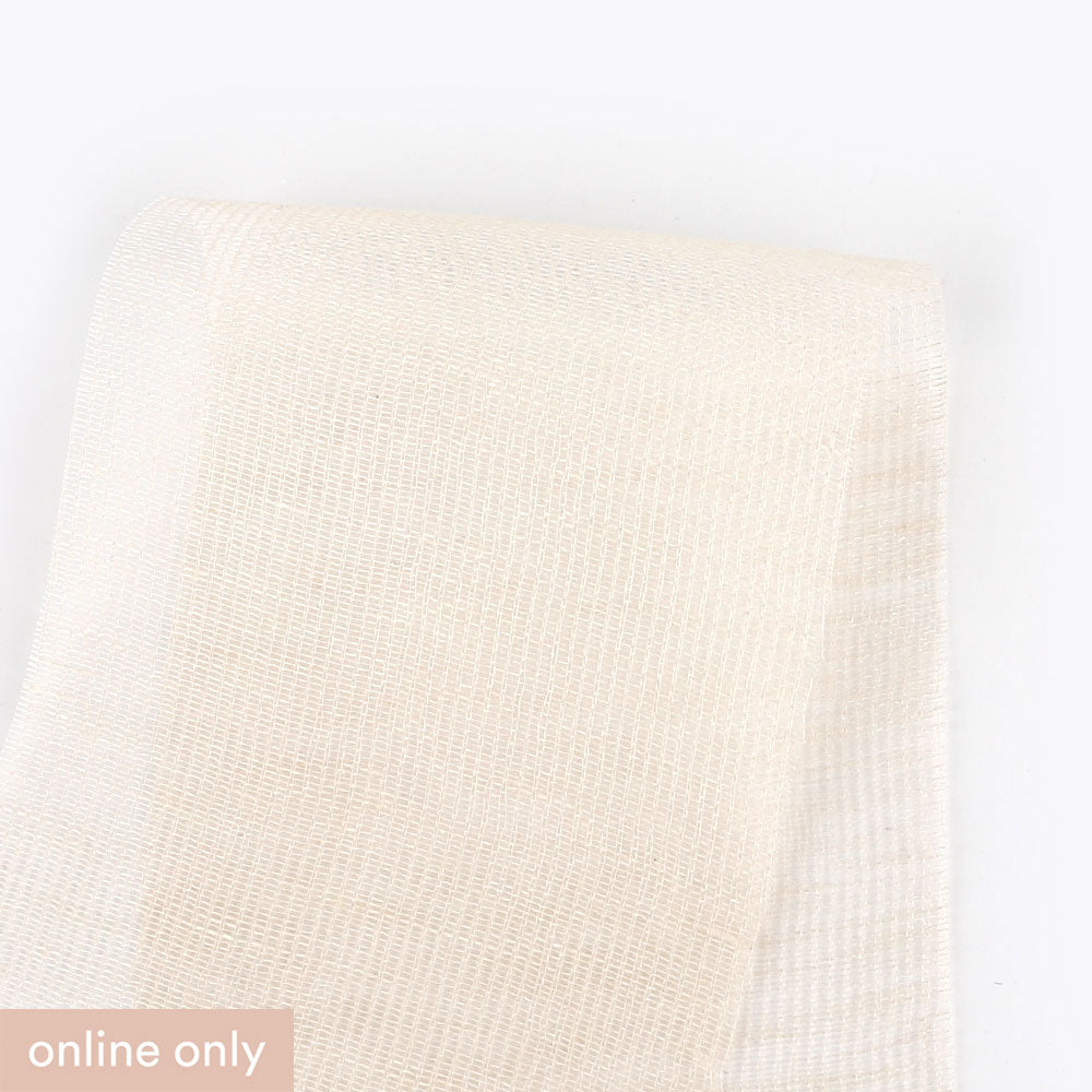 Open Weave Linen / Cotton Gauze - Cream