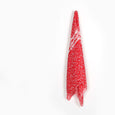 Petal Paint Strip Crinkle Silk / Cotton - Red