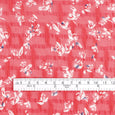 Petal Paint Strip Crinkle Silk / Cotton - Red