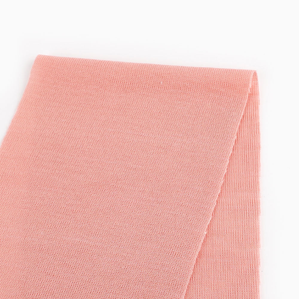 Tencel 1x1 Rib Knit - Salmon – The Fabric Store Online