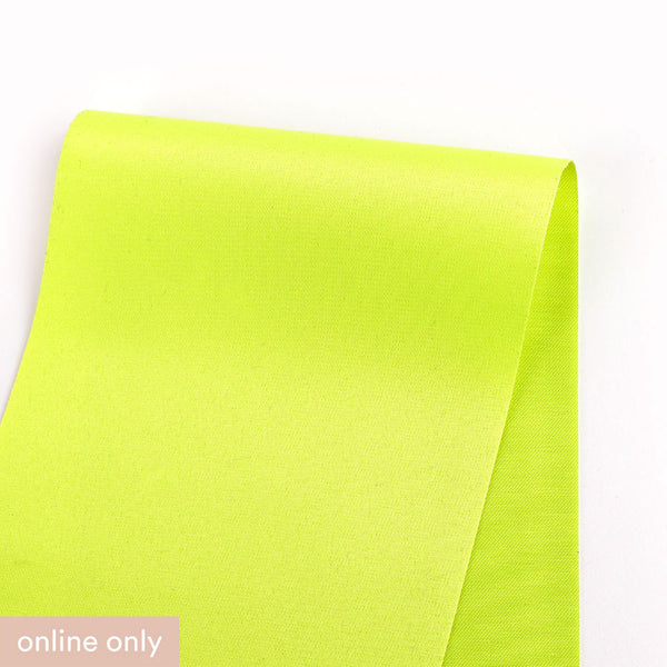 Poly Duchess Satin - Fluro Yellow