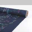 Hellebore Embroidered Cotton - Indigo Multi