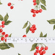 Ripe Cherry Linen - White / Red