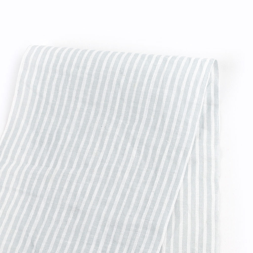 Sheer Striped Cotton Voile - Mist