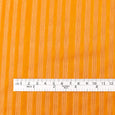 Sheer Metallic Stripe Silk - Saffron