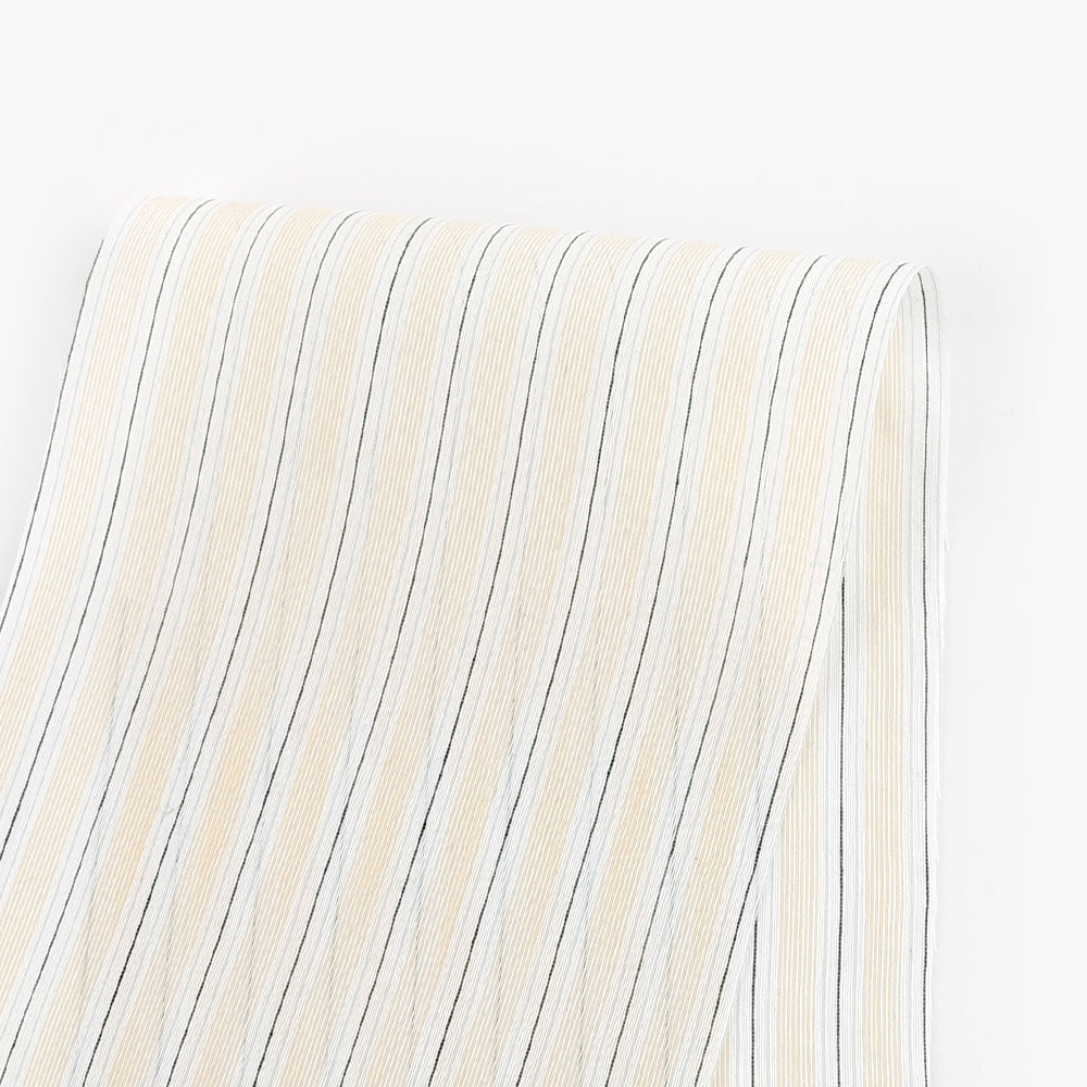 Sandwich Stripe Cotton / Silk - Yellow – The Fabric Store Online
