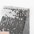 Square Sequinned Tulle - Silver