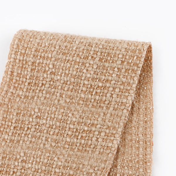 Soft Shimmer Tweed - Crema