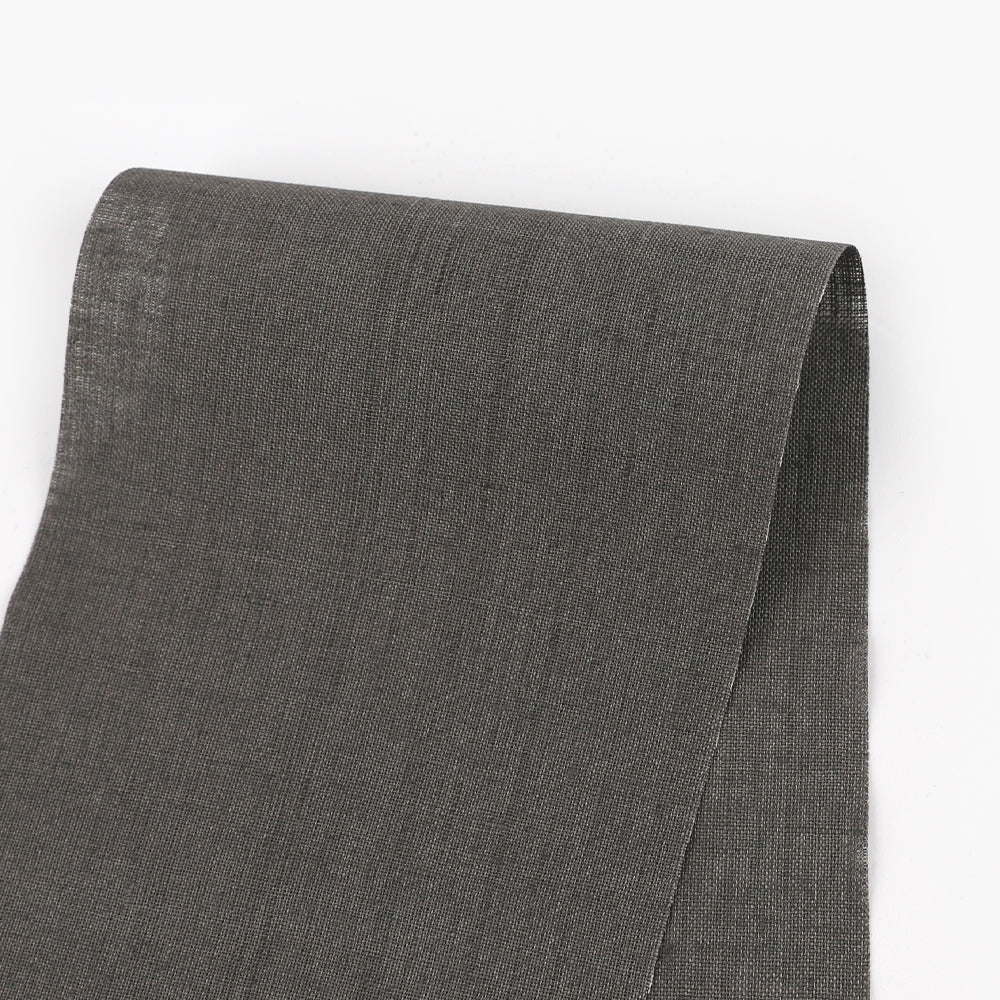 Soft Striated Linen - Pewter (2nd Grade)