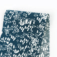 Splotch Floral Cotton Shirting - Marine