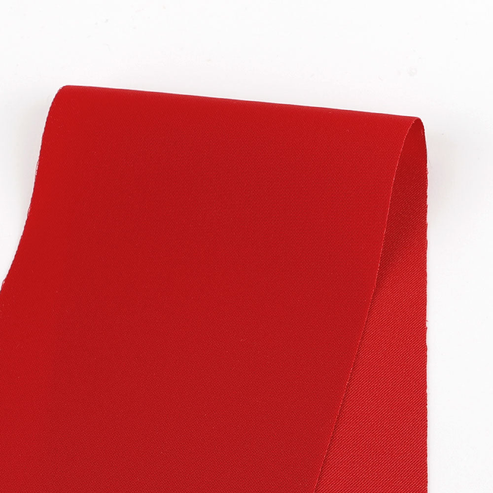 Stretch Poly / Viscose Twill Suiting - Scarlet