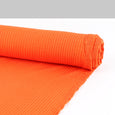 Stretch Viscose 5x3 Rib - Mandarin