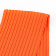 Stretch Viscose 5x3 Rib - Mandarin