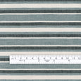 Stretch Linen Blend Twill Stripe - Blueberry