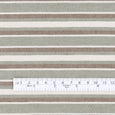 Stretch Linen Blend Twill Stripe - Choc Mint