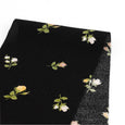 Scattered Roses Viscose / Rayon Crepe - Black