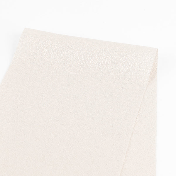 Pebbled Silk Suiting - Cream