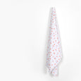 Scattered Tulips Rayon Crepe - Cool White