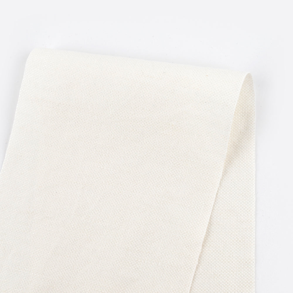 Tumbled Linen / Cotton Canvas - Ivory