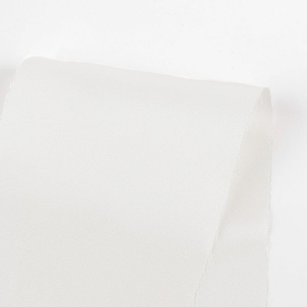 Narrow Silk Twill - Ivory