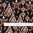 Wallpaper Stretch Cotton Suiting - Black