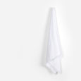 Self Stripe Crinkle Muslin - White