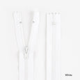 Dress Zips - 55cm - White